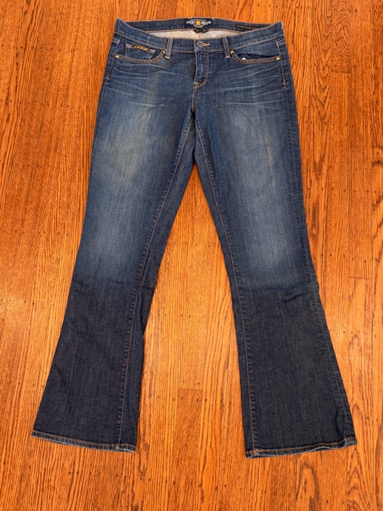 Lucky Brand Denim - Lucky Brand Charlie Baby Boot - gold studs - women’s 14/32